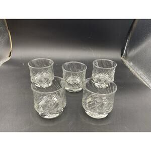 Vintage TANG Promotional Drinking Juice Glass 3” High 1970s 5 Lot